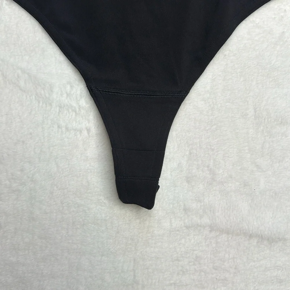 Lululemon one piece thong body suit True Navy and Black, size 8 - Picture 5 of 15
